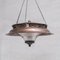Antique French Pagoda Style Glass and Metal Pendant Light 6