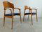 Vintage Spanish Wooden Armchairs, 1990s Set of 6 5