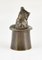 Antique Bronze Table Bell Depicting Cat in a Top Hat, 1880 6