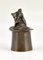 Antique Bronze Table Bell Depicting Cat in a Top Hat, 1880 8