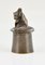 Antique Bronze Table Bell Depicting Cat in a Top Hat, 1880 4