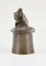 Antique Bronze Table Bell Depicting Cat in a Top Hat, 1880, Image 4