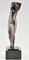 Joseph Humplik, Escultura modernista de Dama con pantera, 1910, Bronce sobre base de mármol, Imagen 6