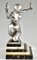 Joan Salvado Voltas, Art Deco Sculpture of Dancer with Birds, 1930, Bronze on Marble Base 6