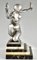 Joan Salvado Voltas, Art Deco Sculpture of Dancer with Birds, 1930, Bronze on Marble Base, Image 6