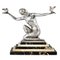 Joan Salvado Voltas, Art Deco Sculpture of Dancer with Birds, 1930, Bronze on Marble Base, Image 1