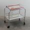 Art Deco Chrome and Mirrored Bar Trolley, Image 3