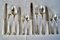 Antique French Silver-Plated Cutlery with Kings Pattern, 1920s, Set of 77 8