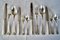 Antique French Silver-Plated Cutlery with Kings Pattern, 1920s, Set of 77, Image 8