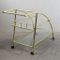 Vintage Spanish Metal and Glass Bar Cart, 1970s, Image 3