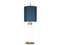Large Opaline Glass and Brass Table Lamp by Stilnovo, 1950s, Image 1