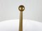 Large Opaline Glass and Brass Table Lamp by Stilnovo, 1950s 5