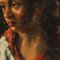 Italienischer Künstler, Porträt eines jungen Mädchens, 1948, Öl auf Karton, gerahmt 10