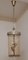 Mid-Century Brass 3-Flame Ceiling Lamp, 1950s, Image 4