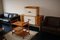 Sideboard in Maple, Leather and Gilt Glass from Laszlo Hoenig, 1940s, Image 13