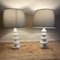 Mid-Century Spanish Alabaster Table Lamps, 1980s, Set of 2 5