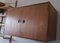 Danish Teak Flip Top Media Wall Cabinet, 1960s 10