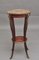 French Mahogany and Marble Top Occasional Table, 1880 1