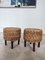 Small Rope Stools by Adrien Audoux & Frida Minet, Set of 2 1