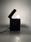 Black Glazed Ceramic Lighter-Shaped Table Lamp, Italy, 1980s 5