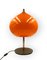Orangefarbene Mid-Century Tischlampe aus Glas von Alessandro Pianon für Vistosi, Italien, 1960er 14