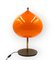 Orangefarbene Mid-Century Tischlampe aus Glas von Alessandro Pianon für Vistosi, Italien, 1960er 6