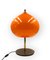 Orangefarbene Mid-Century Tischlampe aus Glas von Alessandro Pianon für Vistosi, Italien, 1960er 15