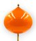 Orangefarbene Mid-Century Tischlampe aus Glas von Alessandro Pianon für Vistosi, Italien, 1960er 12
