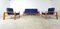 Scandinavian Wooden Living Room Set, 1970s, Set of 3, Image 9
