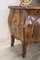 Toeletta Bombay vintage in legno di noce dorato e intarsiato, Immagine 8