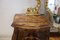 Vintage Gilded and Inlaid Walnut Bombay Dressing Table, Image 11