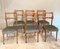 Fago Holzstühle mit Messingdetails, Ico und Luisa Parisi zugeschrieben, Italien, 1950er, 6 . Set 1