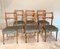 Fago Wood Chairs with Brass Details attributed to Ico and Luisa Parisi, Italy, 1950s, Set of 6 1