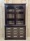 Napoleon III Rosewood Notary's Cartonnier Bookcase from Chalmette Paris 1