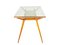 Mid-Century Italian Modern Beech Wood and Glass Dining Table from Isa, 1950s, Image 8