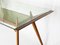 Mid-Century Italian Modern Beech Wood and Glass Dining Table from Isa, 1950s 7