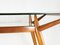 Mid-Century Italian Modern Beech Wood and Glass Dining Table from Isa, 1950s, Image 5