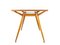 Mid-Century Italian Modern Beech Wood and Glass Dining Table from Isa, 1950s 9