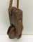 Antique Rustic Weathered Wooden Pulley with Rope, 1890s 6