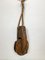 Poulie Rustique Antique en Bois Patiné avec Corde, 1890s 1