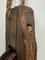 Antique Rustic Weathered Wooden Pulley with Rope, 1890s 11