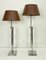 Extendable Chromed Brass Table Lamps, 1990s, Set of 2 3