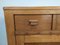 Vintage Leder Buffet aus Eiche, 1980er 17