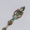 Antique 19th Century Austrian Silver, Enamel & Rock Crystal Spoons, 1880s, Set of 3 24