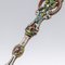 Antique 19th Century Austrian Silver, Enamel & Rock Crystal Spoons, 1880s, Set of 3 16