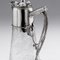 Antiker viktorianischer Weinkrug aus Silber & Glas, 19. Jh., 1887 20