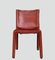 Modell 412 Stuhl aus Leder von Mario Bellini für Cassina, 1978 7