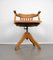 Architect's Swivel Armchair in Beech by Albert Stoll II for Albert Stoll / Waldshut, Germany, 1930s 3