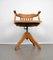 Architect's Swivel Armchair in Beech by Albert Stoll II for Albert Stoll / Waldshut, Germany, 1930s, Image 3