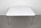 Table Extensible Blanche avec Pieds en Chrome, Allemagne, 1970s 3